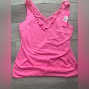Lilly Pulitzer Gigi ruffle top NWT XS